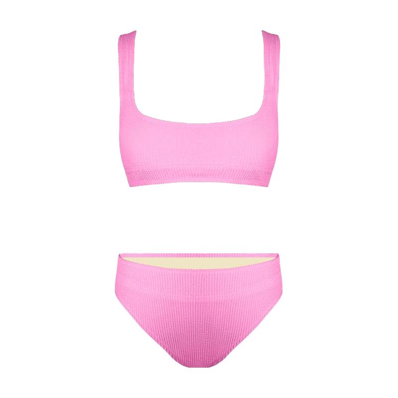 鸥欣 Oceanmystery高腰显瘦冲浪运动泳衣女裸感包臀小胸比基尼