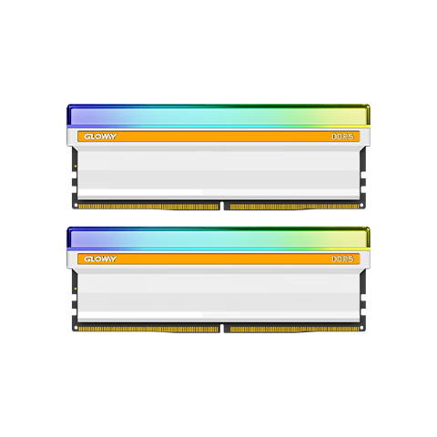 GLOWAY 光威 神策RGB系列 DDR5 6800MHz RGB 台式机内存 灯条 白色 32GB 16GBx2 C34 海力士A-die