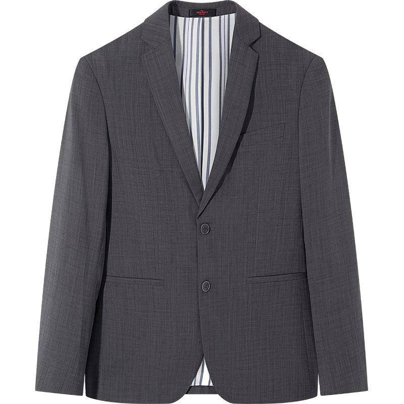 柒牌男装休闲西服男士春季青年男士单西修身正装平驳领西装