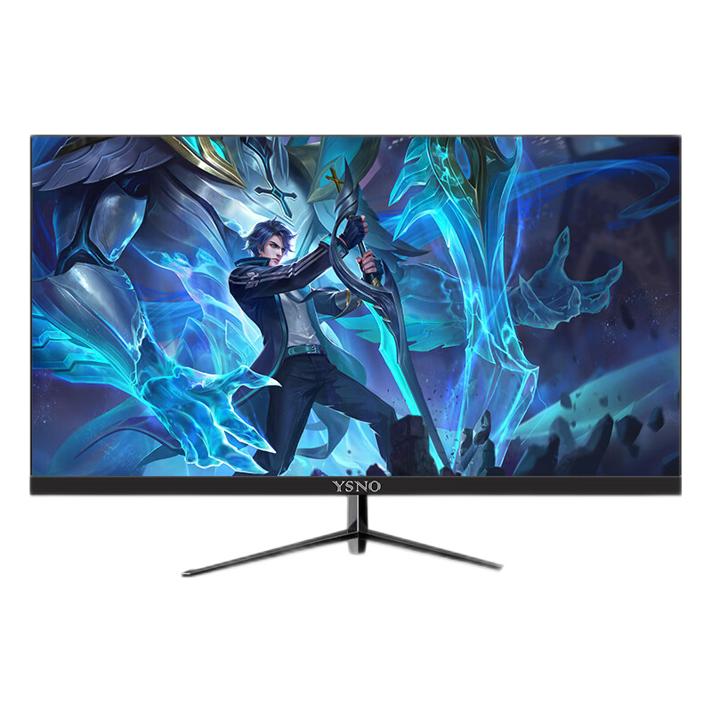 亚胜诺（YSNO）显示器电脑27英寸 高清电影屏幕 办公显示屏便携 电竞游戏屏 节能液晶屏2K   (办公首选)27英寸1k75Hz直面黑色