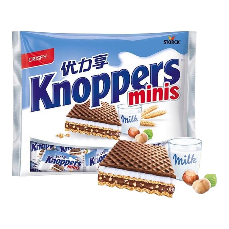  Knoppers/优立享 牛奶 榛子巧克力威化饼干