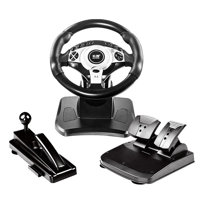 KETENG 科腾 D7C1 电脑赛车游戏方向盘模拟驾驶 欧卡2极品飞车PS3游戏机模拟器