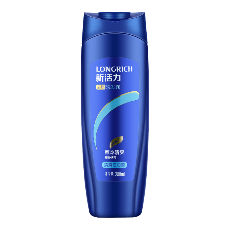 Longrich 隆力奇 新活力清爽控油洗发水男女士洗发露去屑清爽洗头膏200ml