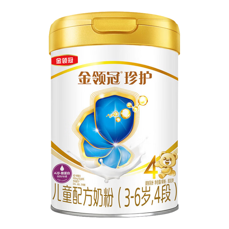金领冠 珍护系列 儿童奶粉 国产版 4段 900g