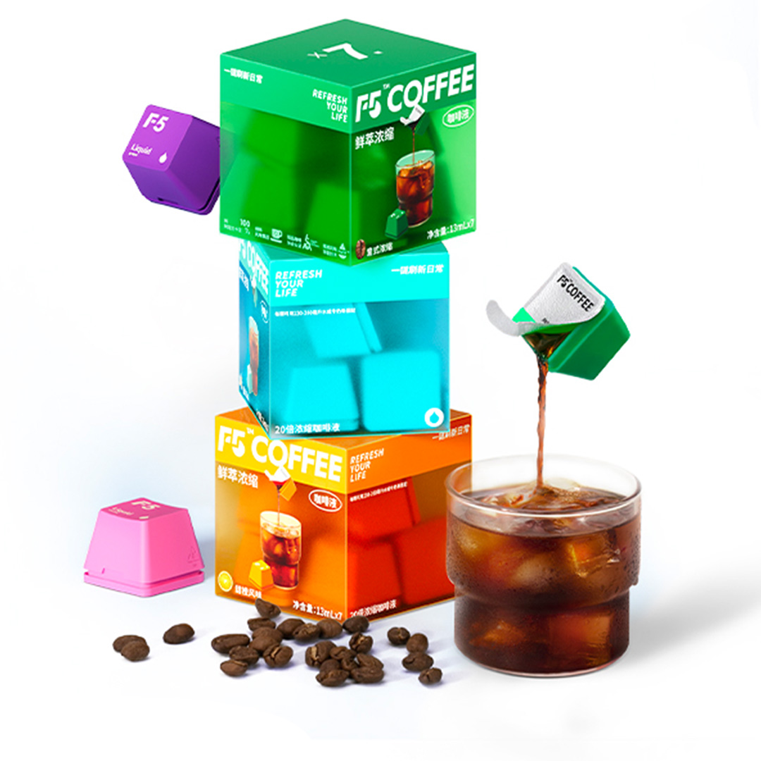 F5 鲜萃浓缩咖啡液 意式/香草/甜橙/水蜜桃/葡萄