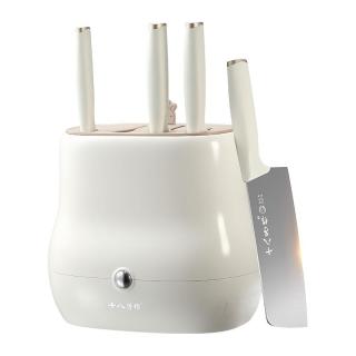 十八子作 厨房刀具套装 家用厨具全套组合不锈钢磨刀切菜刀二合一