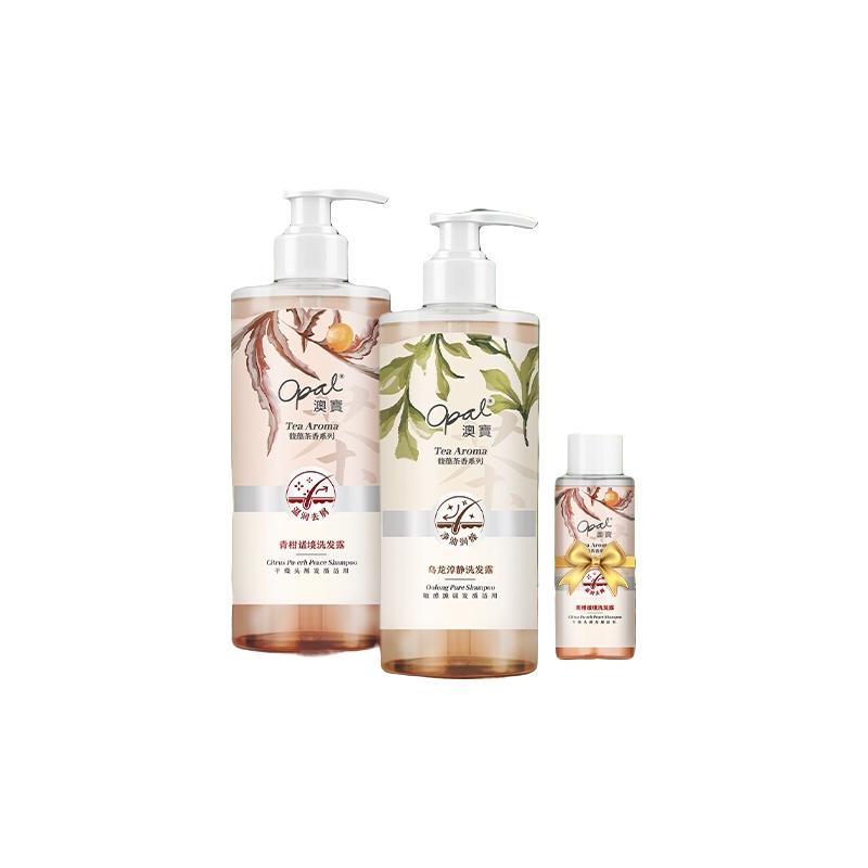 澳宝馥蕴茶香洗发水乌龙青柑控油去屑蓬松滋养保湿留香洗发露套装