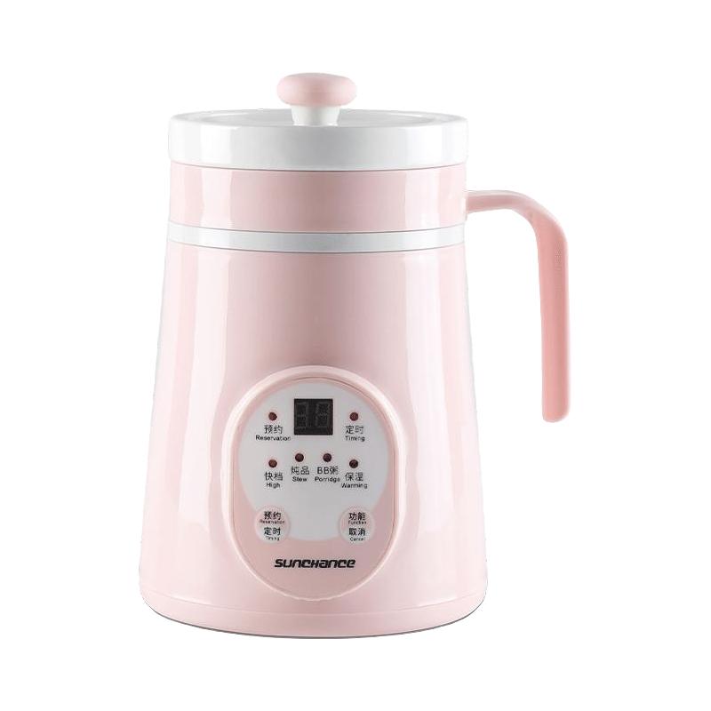 SUNCHANCE 英国陶瓷炖煮养生杯电炖锅自动迷你办公室煮粥小型炖盅1一2人
