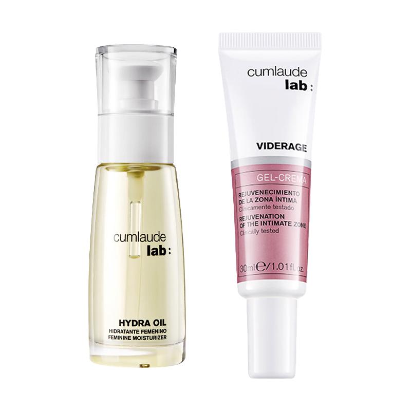 珂蔓朵私密时光精华油50ml+淡黑粉嫩霜初老滋润保养套装