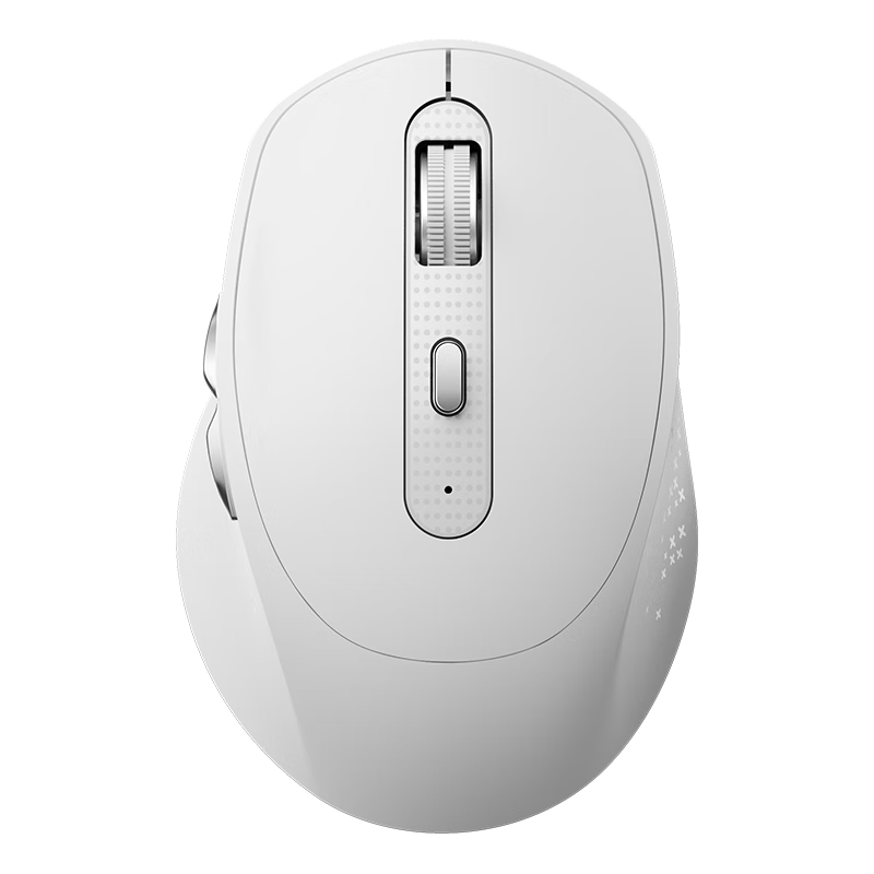 YUNMO 云墨 无线蓝牙双模鼠标 高雅白-人体工学握感