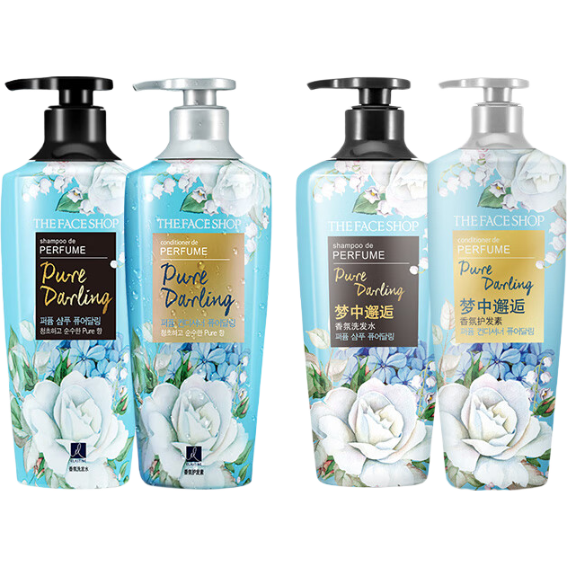THE FACE SHOP 梦中邂逅香氛洗护套装（洗发水400ml+护发素400ml）