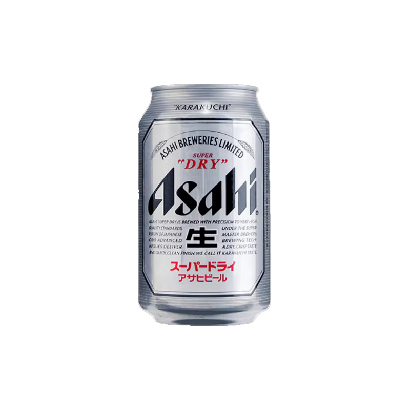 朝日Asahi超爽生啤酒 330ml*24听