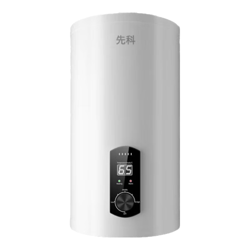 先科立式热水器一级能效电热水器圆桶扁桶竖式家用卫生间2000W速热储水式农村卫生间用 40L 二级能效圆桶 指导安装