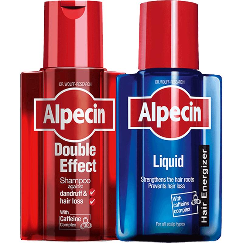 Alpecin 欧倍青 德国进口 咖啡因控油脂深度滋养 组合 去屑防掉发洗发水200ml +发根滋养液 200ml