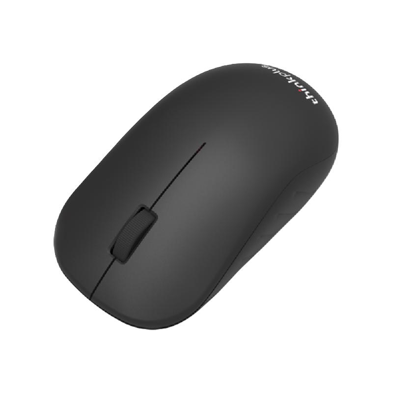  联想 Lenovo ThinkPlus WL80 2.4G无线鼠标 1000DPI 黑色