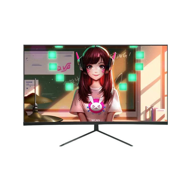 唯冠WCAN 27英寸显示器2K电脑显示屏高清超清便携屏台式电竞游戏网吧曲面办公液晶ips技术屏全面屏高清 27英寸2K100hz曲面白色