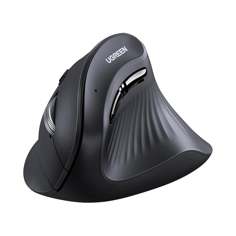 绿联 UGREEN无线蓝牙垂直鼠标 立式竖握立体鼠标 手握护手鼠标 防鼠标手 轻音办公