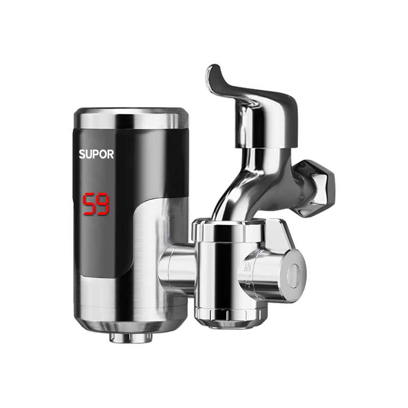 SUPOR 苏泊尔 274247-04-CP 即热式电热水龙头 银色