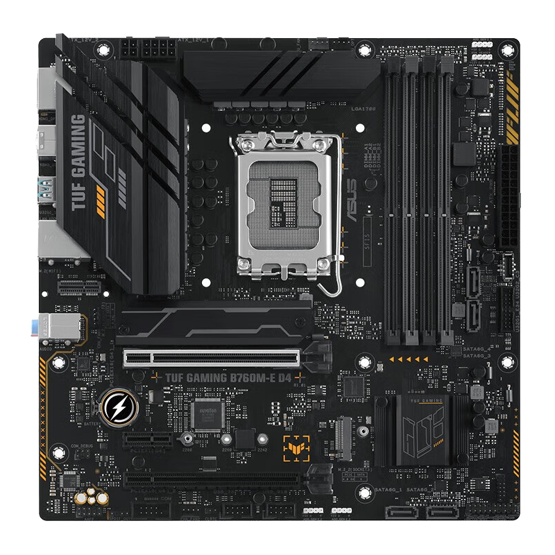 ASUS 华硕 TUF GAMING B760M-E D4 M-ATX主板（INTEL LGA1700、B760）