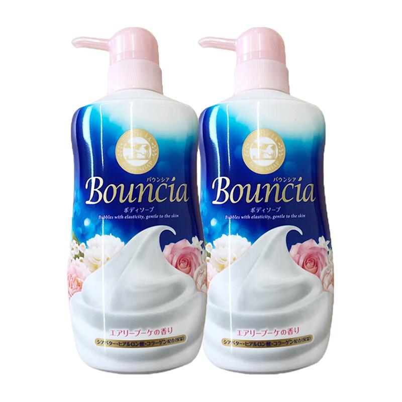 COW STYLE 牛乳石硷 Bouncia系列 美肤沐浴乳 淡雅玫瑰花香