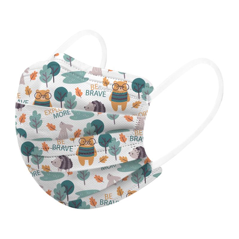儿童口罩女孩男孩8到12岁小男童大童3d立体宝宝卡通小孩