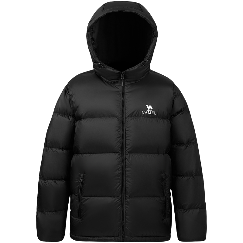 骆驼 【骆驼火山1.0】秋冬加厚保暖羽绒服面包服连帽羽绒服男