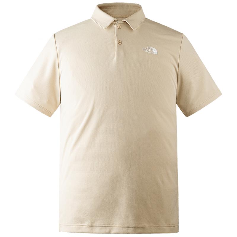 The North Face北面男装 2024春季新款运动服翻领T恤户外跑步健身训练POLO衫上衣 7QOW3X4 2XL