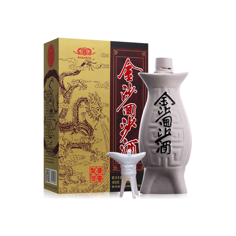 JINSHA 金沙 回沙 鱼儿酒 53%vol 酱香型白酒
