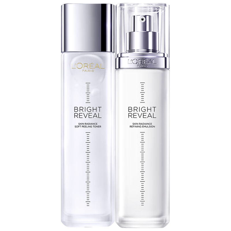 巴黎欧莱雅L'OREAL PARIS 注光水乳护肤套装 水130ml+乳液110ml