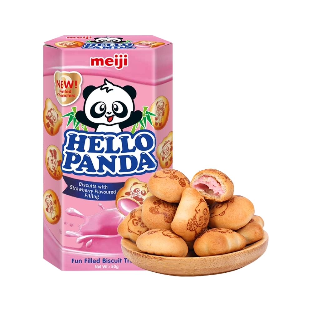 meiji 明治 草莓夹心饼干 50g