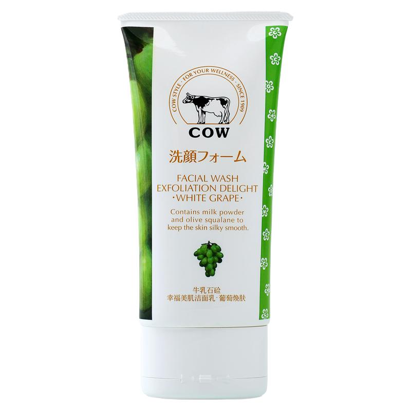 Cow 牛牌 牛乳石硷 幸福美肌洁面乳（葡萄焕肤）110g