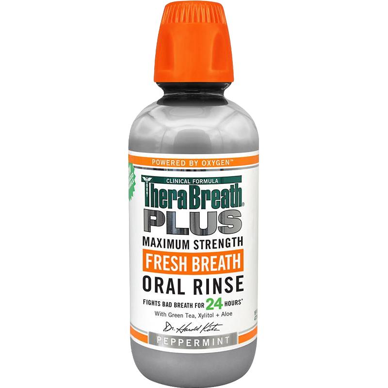 TheraBreath 凯斯博士Plus漱口水473ml升级瓶装清新持久留香至强型遬簌