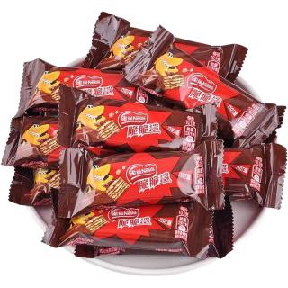 雀巢 脆脆鲨巧克力威化24条盒饼干夹心办公室点心零食 巧克力味10条约125g