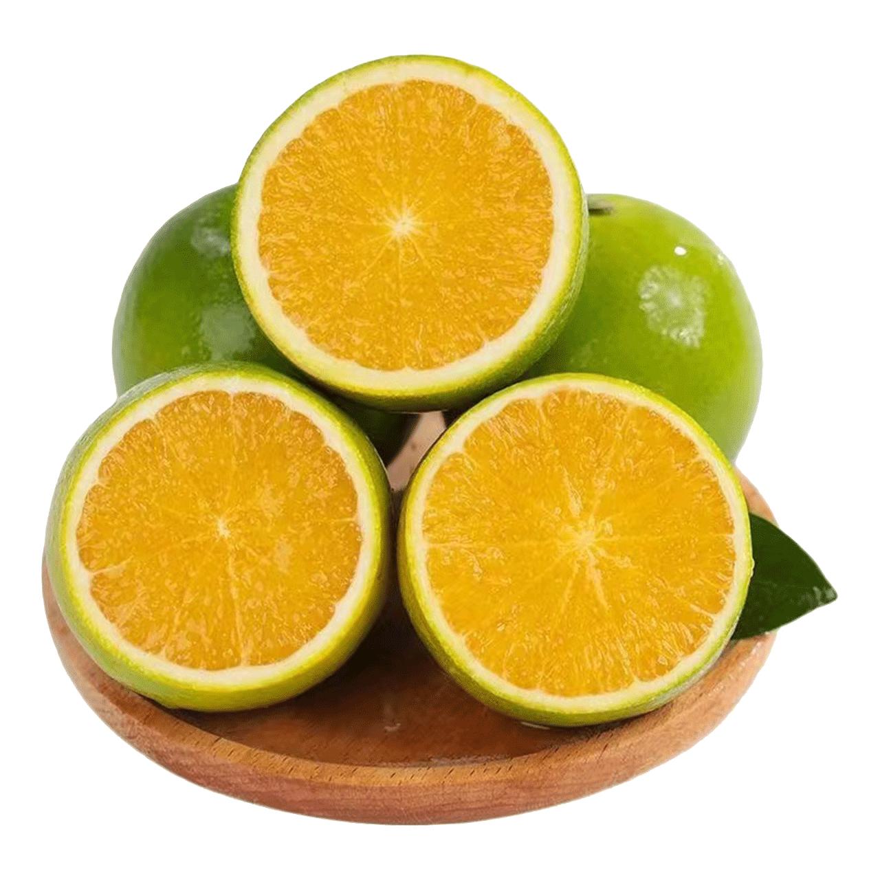 Mr.Seafood 京鲜生 奉节伦晚脐橙净重9斤单果220g+礼盒源头直发