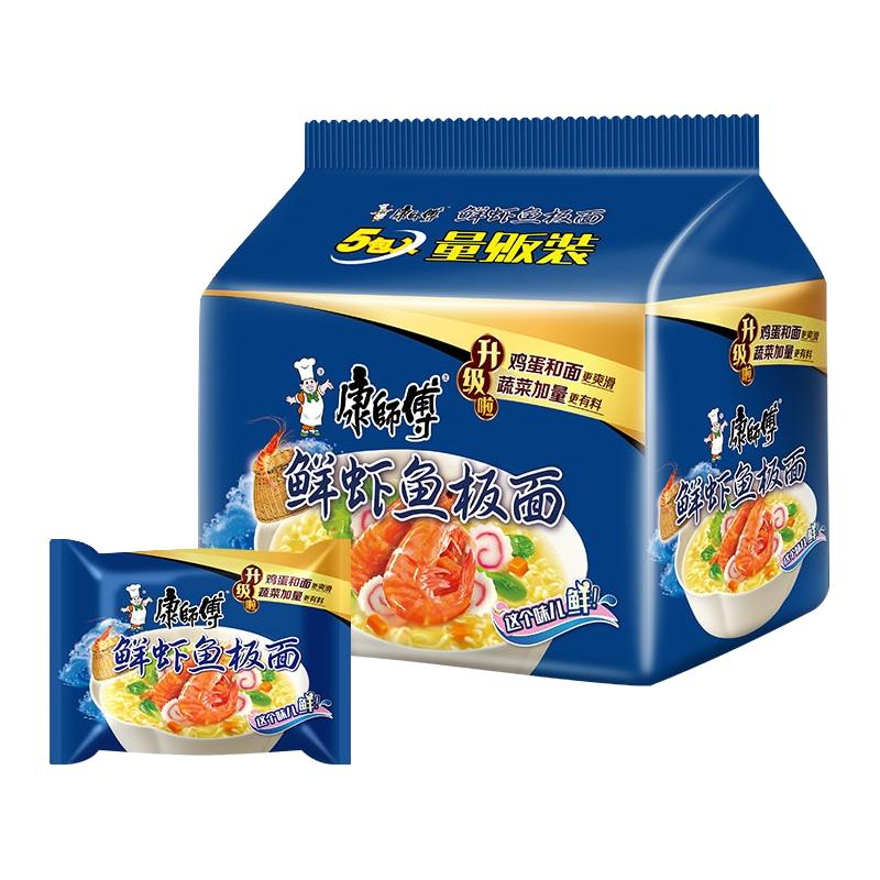 康师傅 鲜虾鱼板面