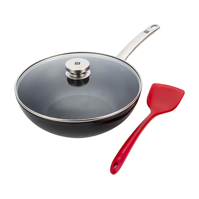 ZWILLING 双立人 66770-300-982-A 炒锅(30cm、不粘、铝合金)