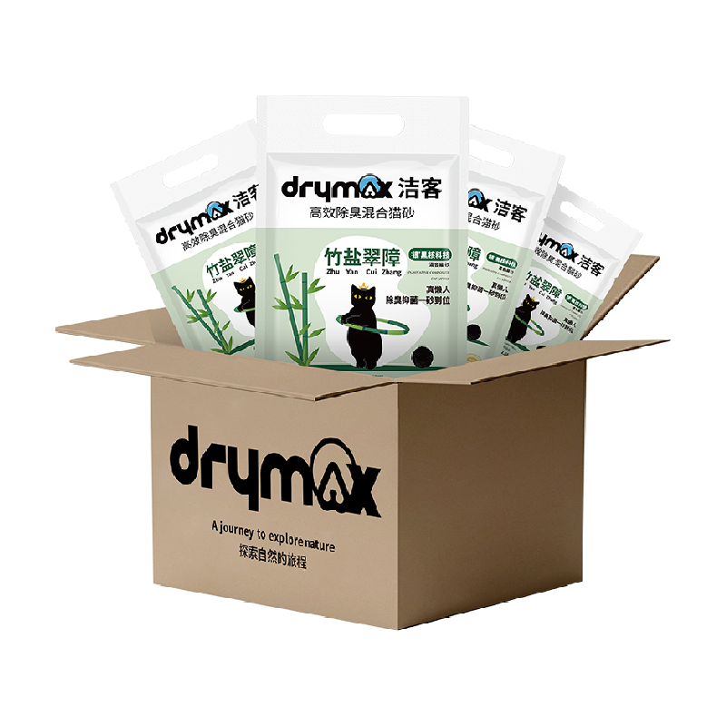 DRYMAX 洁客 高效除臭混合猫砂2.5kg*4袋