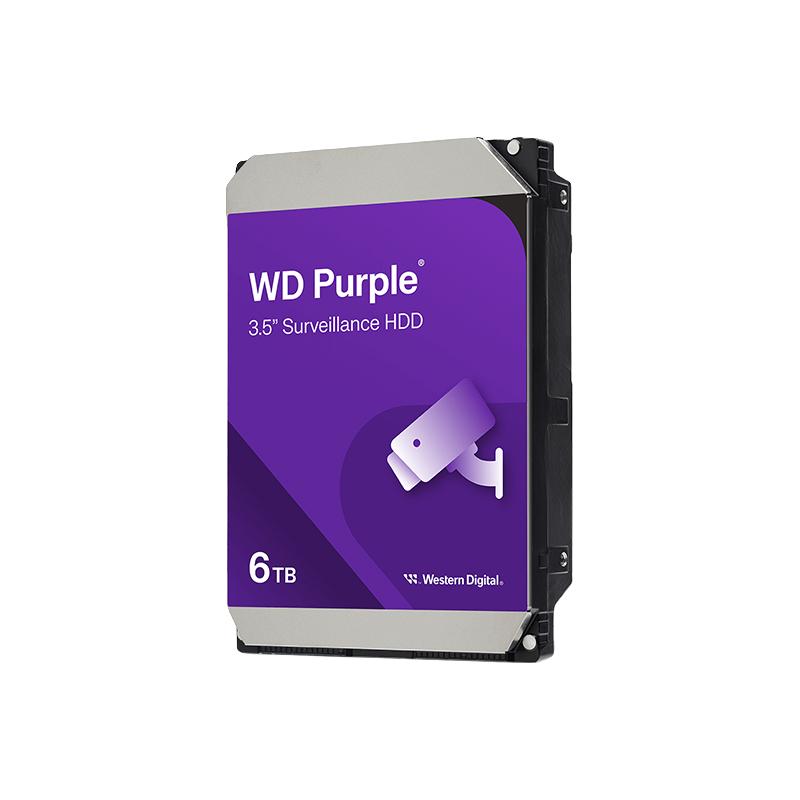 Western DigitalWD西部数据机械硬盘6t监控录像机专用SATA西数紫盘HDD官方旗舰店