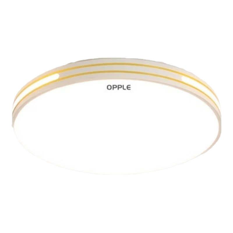 欧普（OPPLE）led圆形吸顶灯简约卧室灯房间厨房阳台灯具大全2025款全屋套装 24W 8㎡内适用 圆30cm三色变光