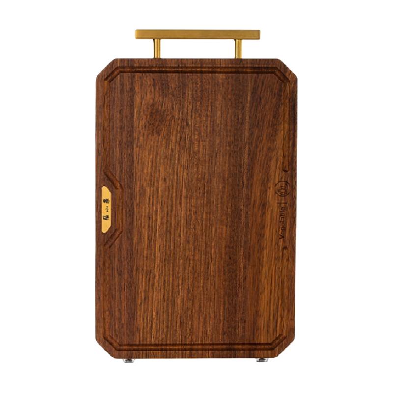 张小泉黑金檀木菜板实木大小号抗菌砧板家用实木切菜粘板厨房