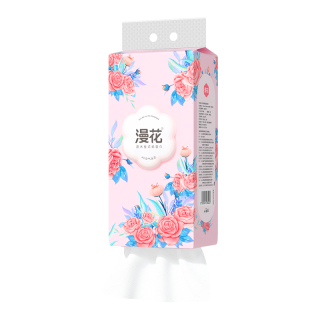 漫花 大包悬挂式抽纸整箱批家用餐巾纸g实惠装厕纸擦手纸抽纸