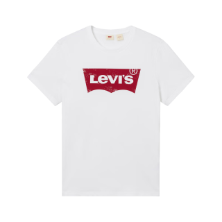 移动端、京东百亿补贴：Levi's 美式宽松印花纯棉T恤  002A0-0000