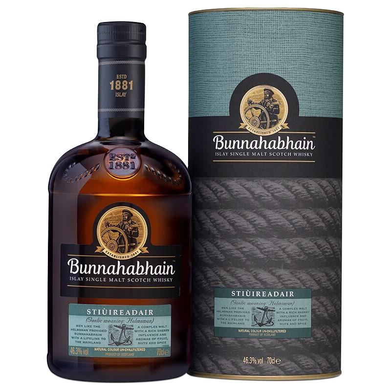 布纳哈本（Bunnahabhain）海洋之舵单一麦芽苏格兰威士忌 700ml 艾雷岛-布纳哈本海洋之舵200ml