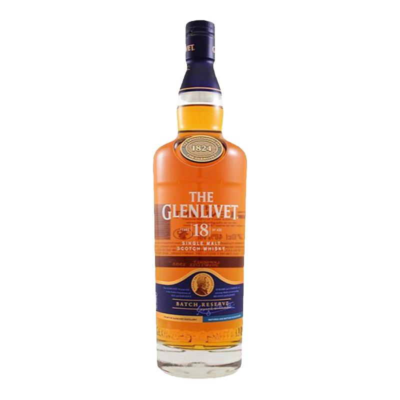 THE GLENLIVET 格兰威特 18年 单一麦芽 苏格兰威士忌 40%vol