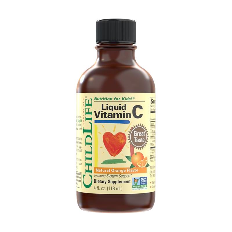 CHILDLIFE 甜橙维C 宝宝维生素c 液体vc 换季常备维c 118ml/瓶 美国进口