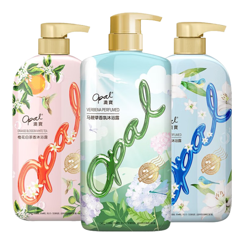 Opal 澳寶 花园蜜语沐浴露套装 (马鞭草600ml+橙花白茶500ml+水盈百合500ml)