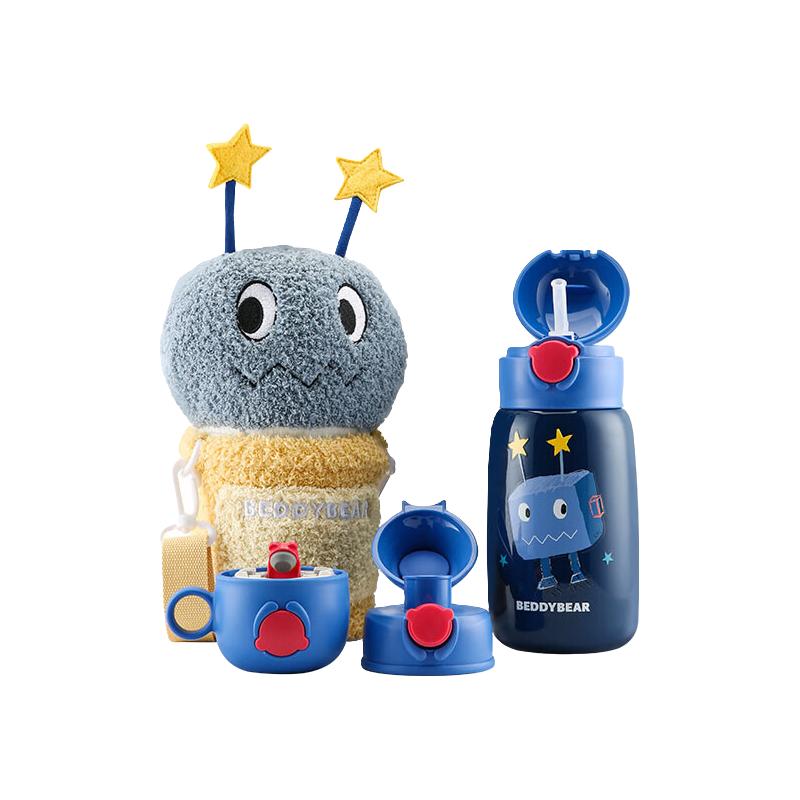 BEDDYBEAR 杯具熊 儿童保温杯+倒水盖+吸管盖+直饮盖 540ml