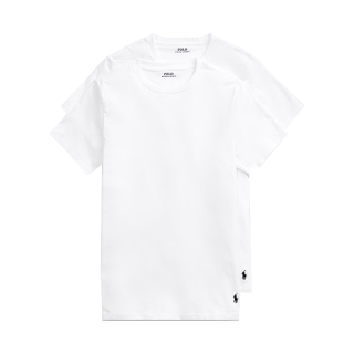 RALPH LAUREN 男装T恤短袖内搭2件装 714835960 002白色