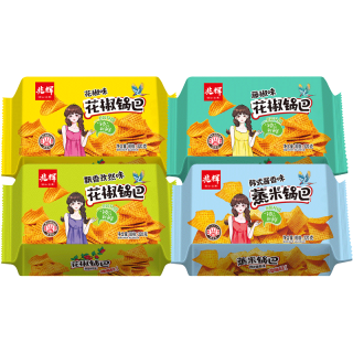 兆辉 花椒锅巴 307g*3盒 孜然味+藤椒味+花椒味