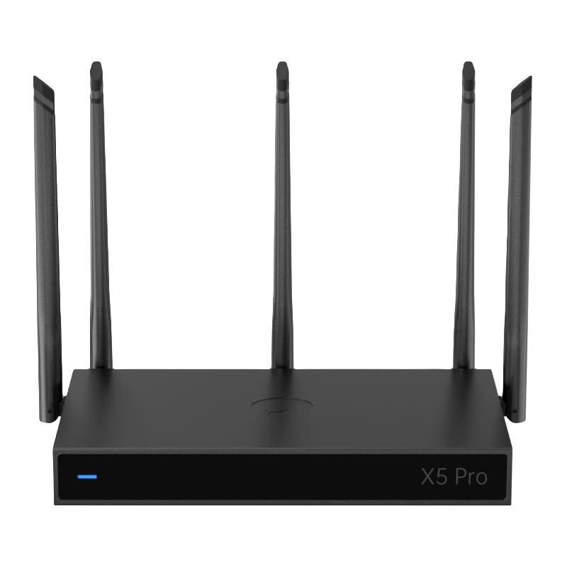 花生棒 贝锐蒲公英X5Pro路由器AX3000企业级异地组网千兆双频2.5G双WAN口5G无线WiFi6覆盖USB办公商用远程访问内网